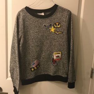 Grey & Black sweatshirt